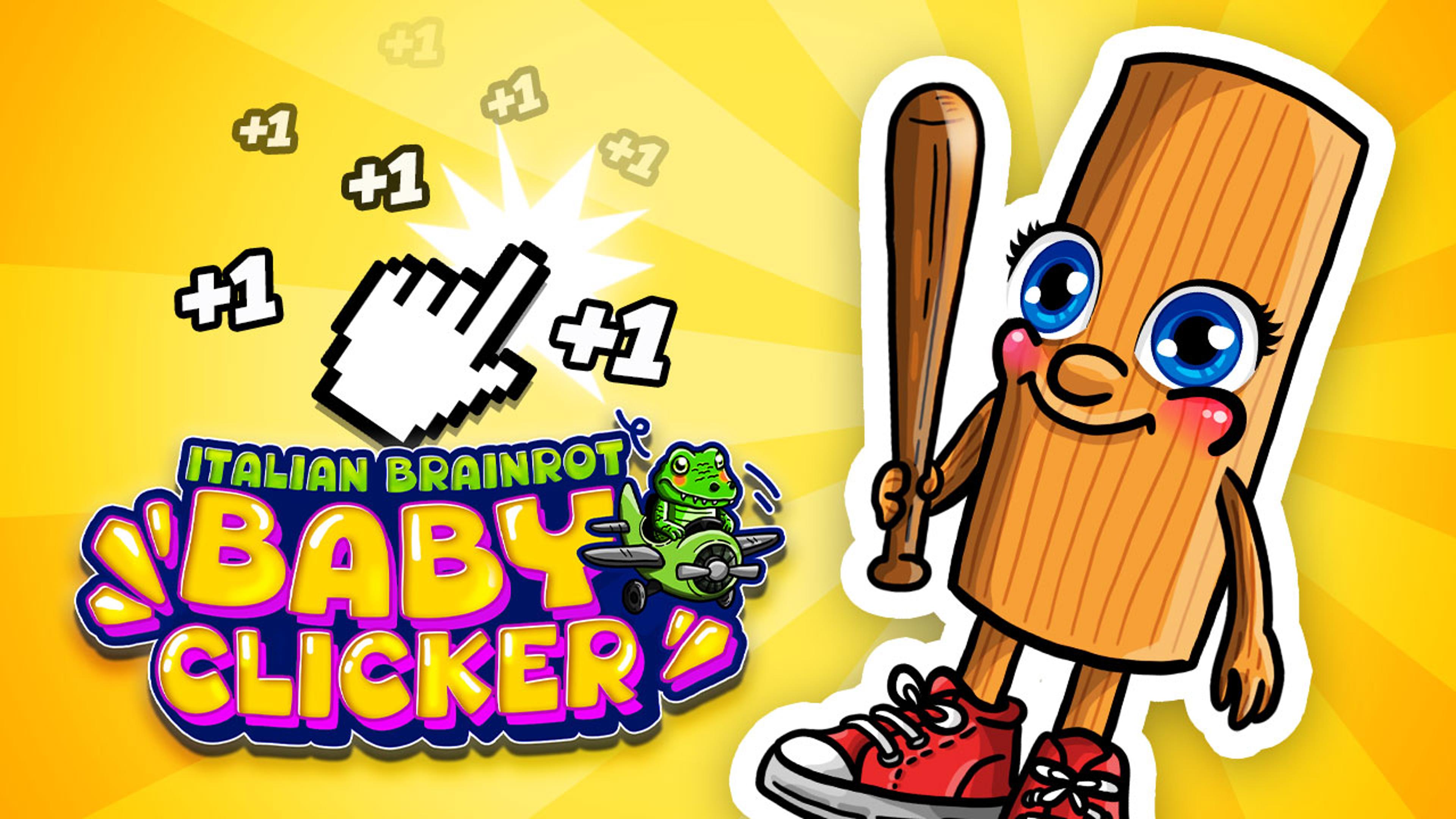 Italian Brainrot Baby Clicker Logo