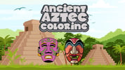 Ancient Aztec Coloring Logo