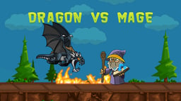 Dragon vs Mage Logo