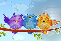 Fancy Birds Puzzle Logo