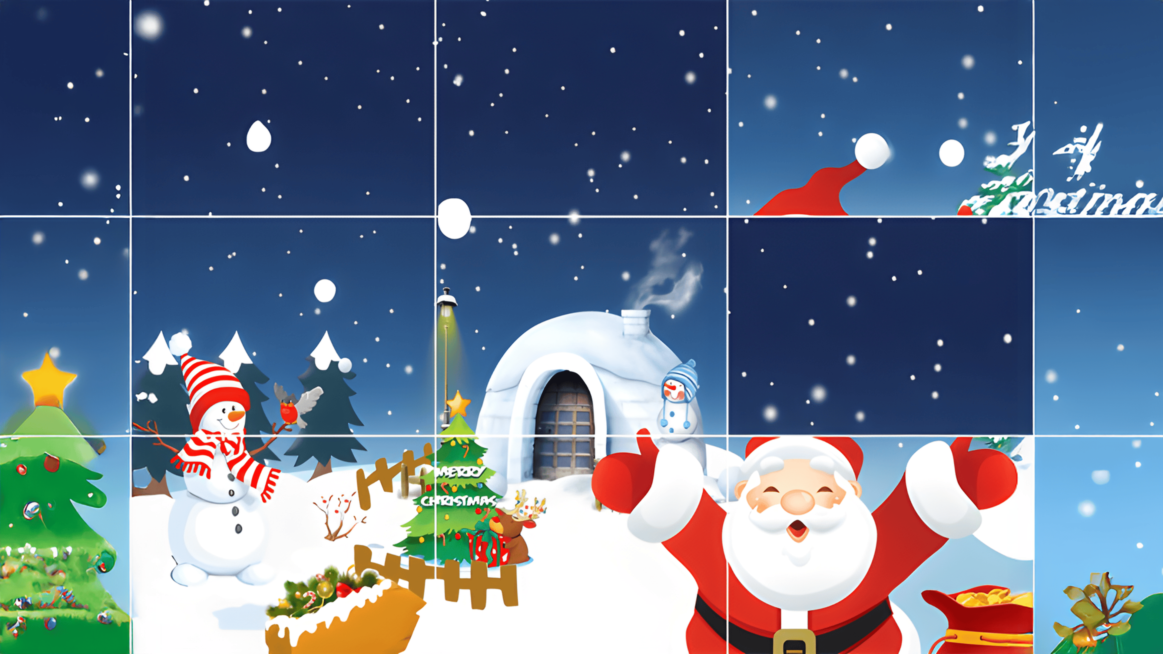 Happy Christmas Slide Logo