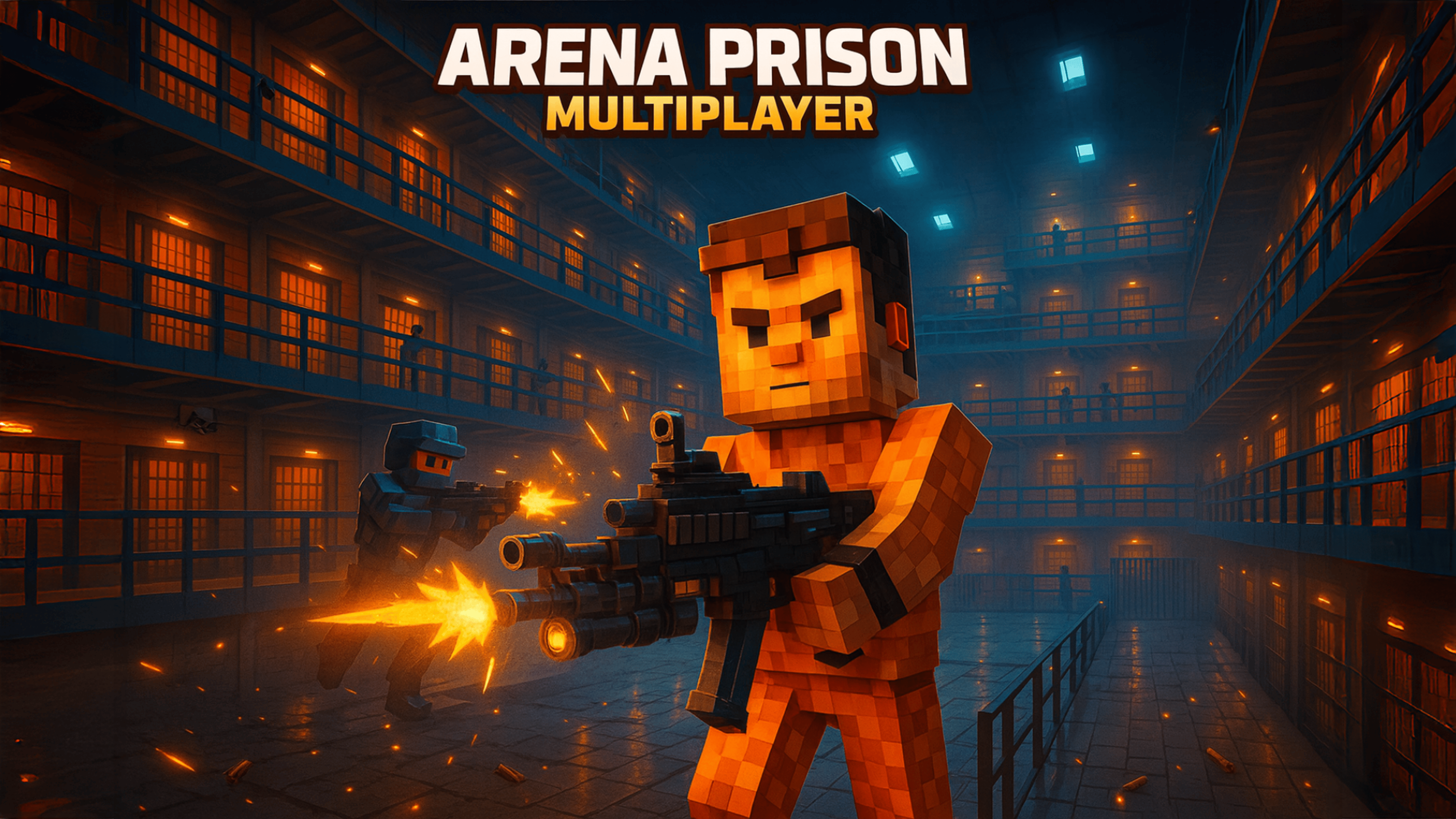 Pixel GunGame Arena Prison Multiplayer Logo