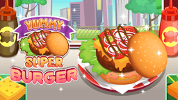 Yummy Super Burger Logo