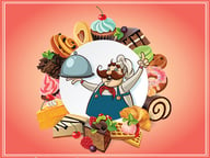 Cooking Cake Bakery Store Logo