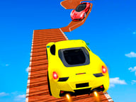 Tricky Impossible Tracks Car Stunt Racing Logo