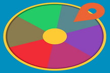 Rotating Wheel Game 2D Logo