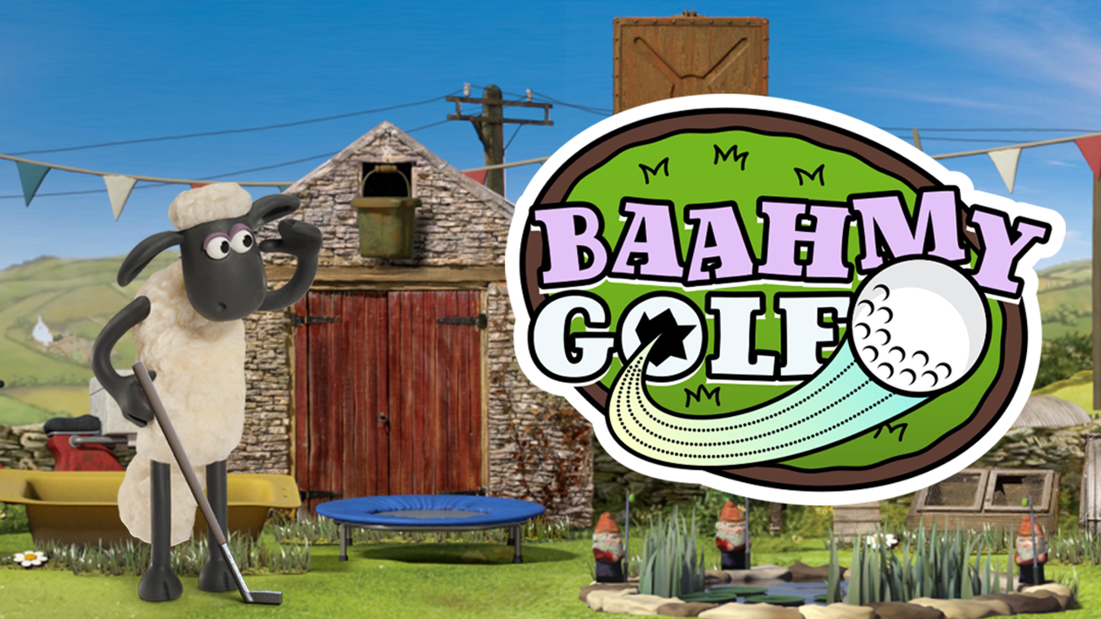 Shaun The Sheep Baahmy Golf Logo
