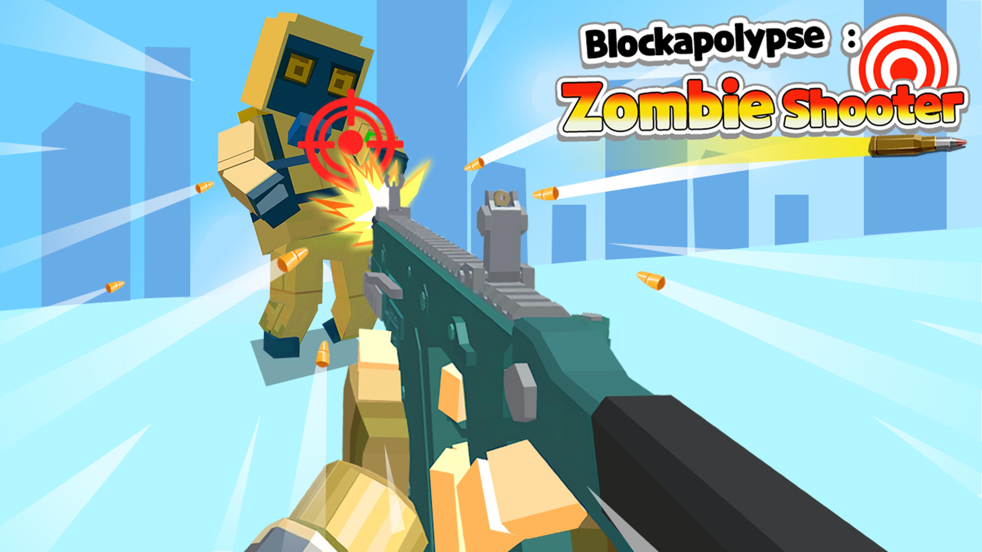 Blockapolypse Zombie Shooter Logo