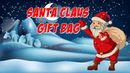 Santa Claus Gift Bag Jigsaw Logo