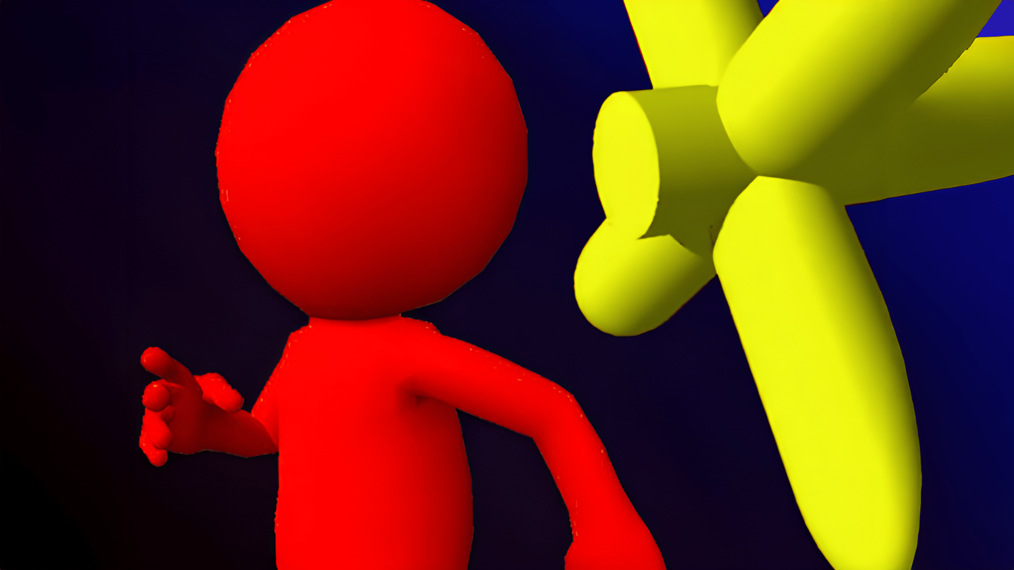 Human Runner 3D Logo