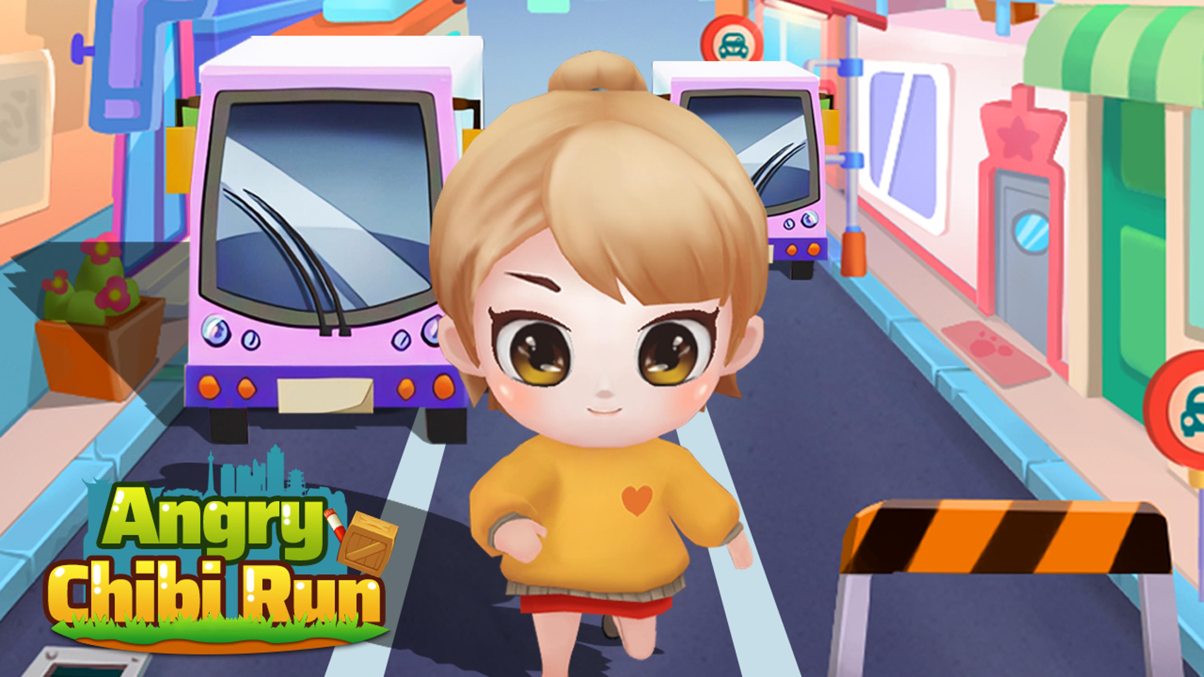Angry Chibi Run Logo