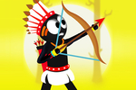 Stickman Destruction Warrior Logo