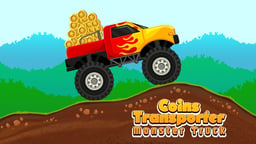 Coins Transporter Monster Truck Logo