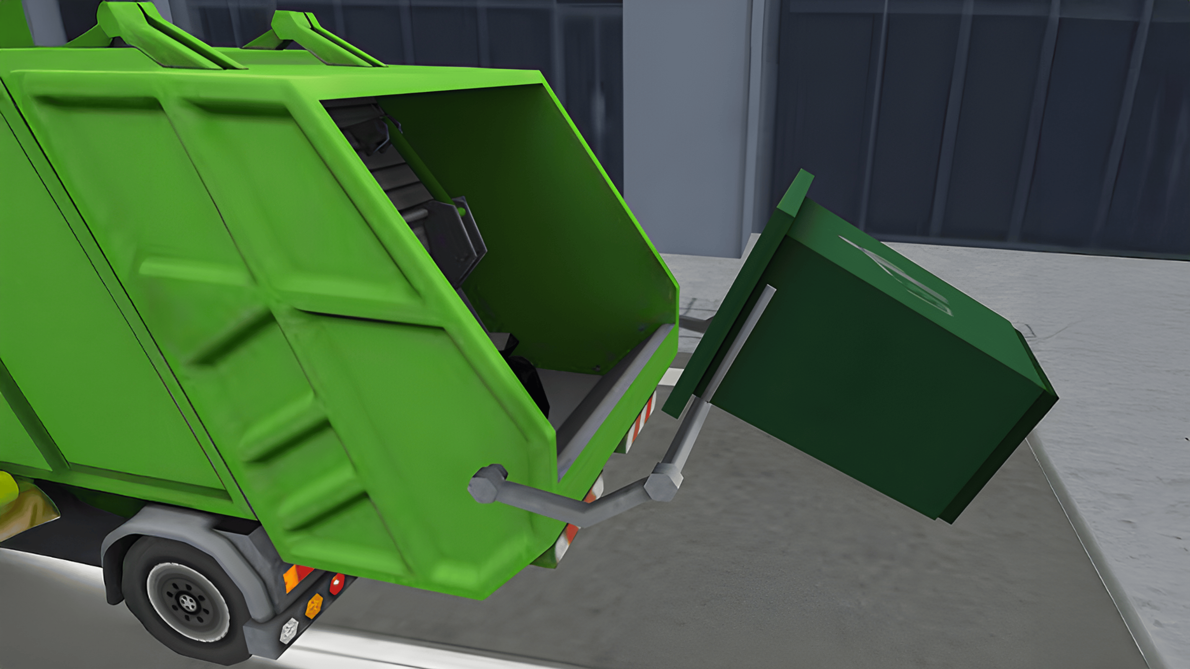 Garbage Sanitation Truck Logo