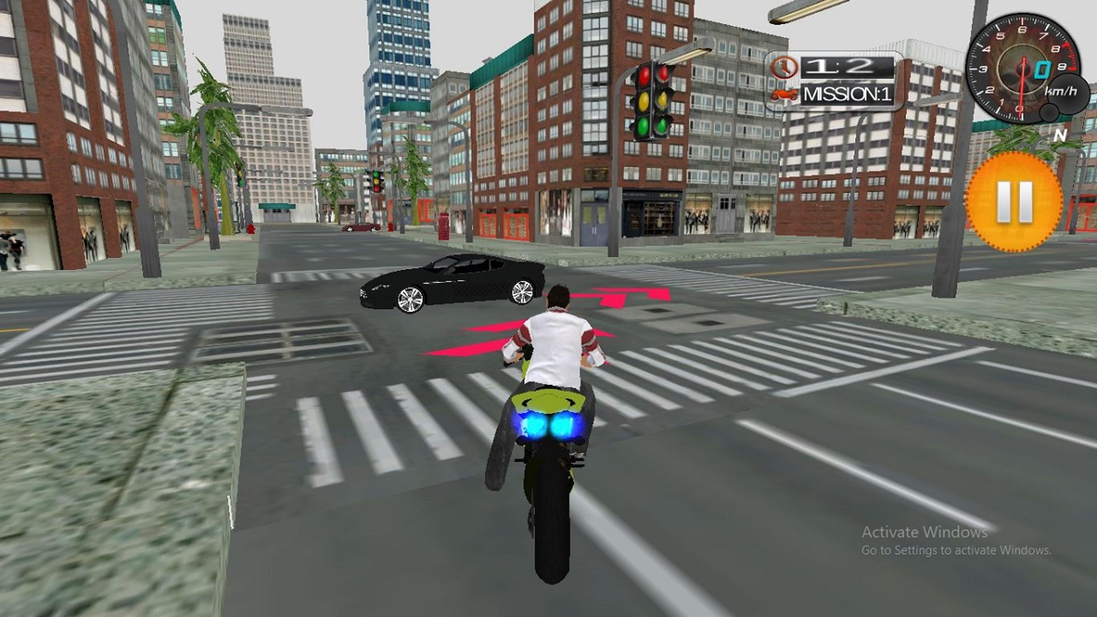 Bike Ride Parking Game Logo