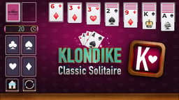 Classic Klondike Solitaire Card Game Logo