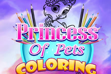 Princess Of Pets Coloring Logo