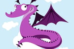 Colorful Dragons Match 3 Logo