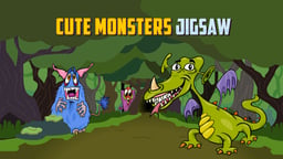 Fun Monsters Jigsaw Logo