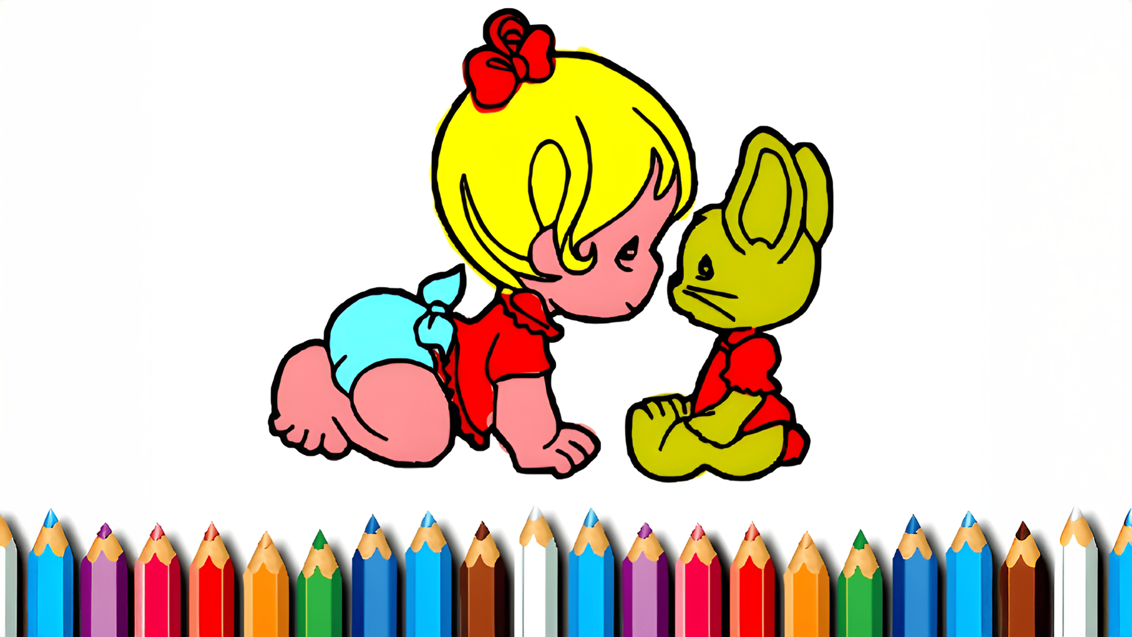 BTS Baby Girl Coloring Logo