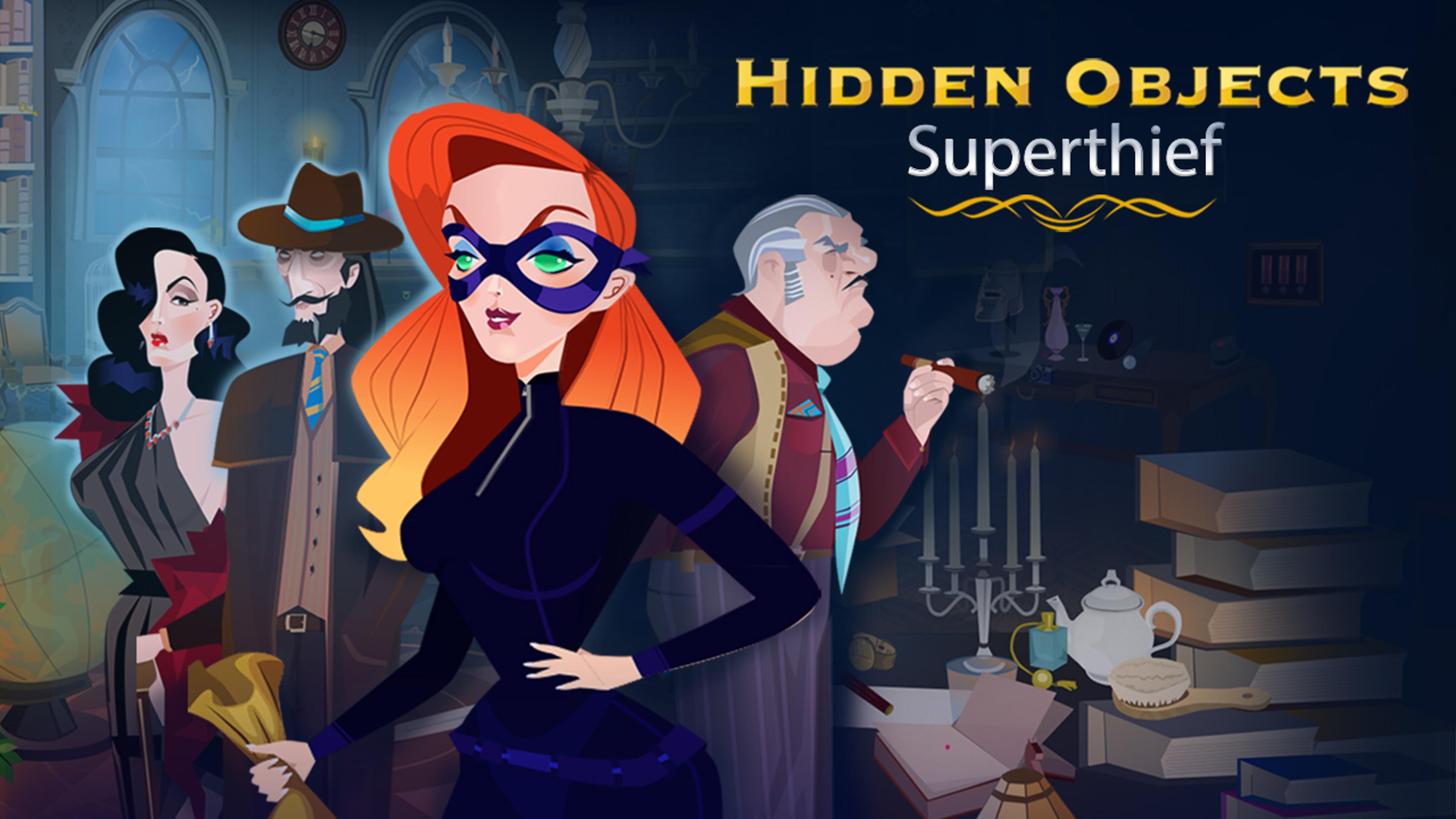Hidden Objects Superthief Logo