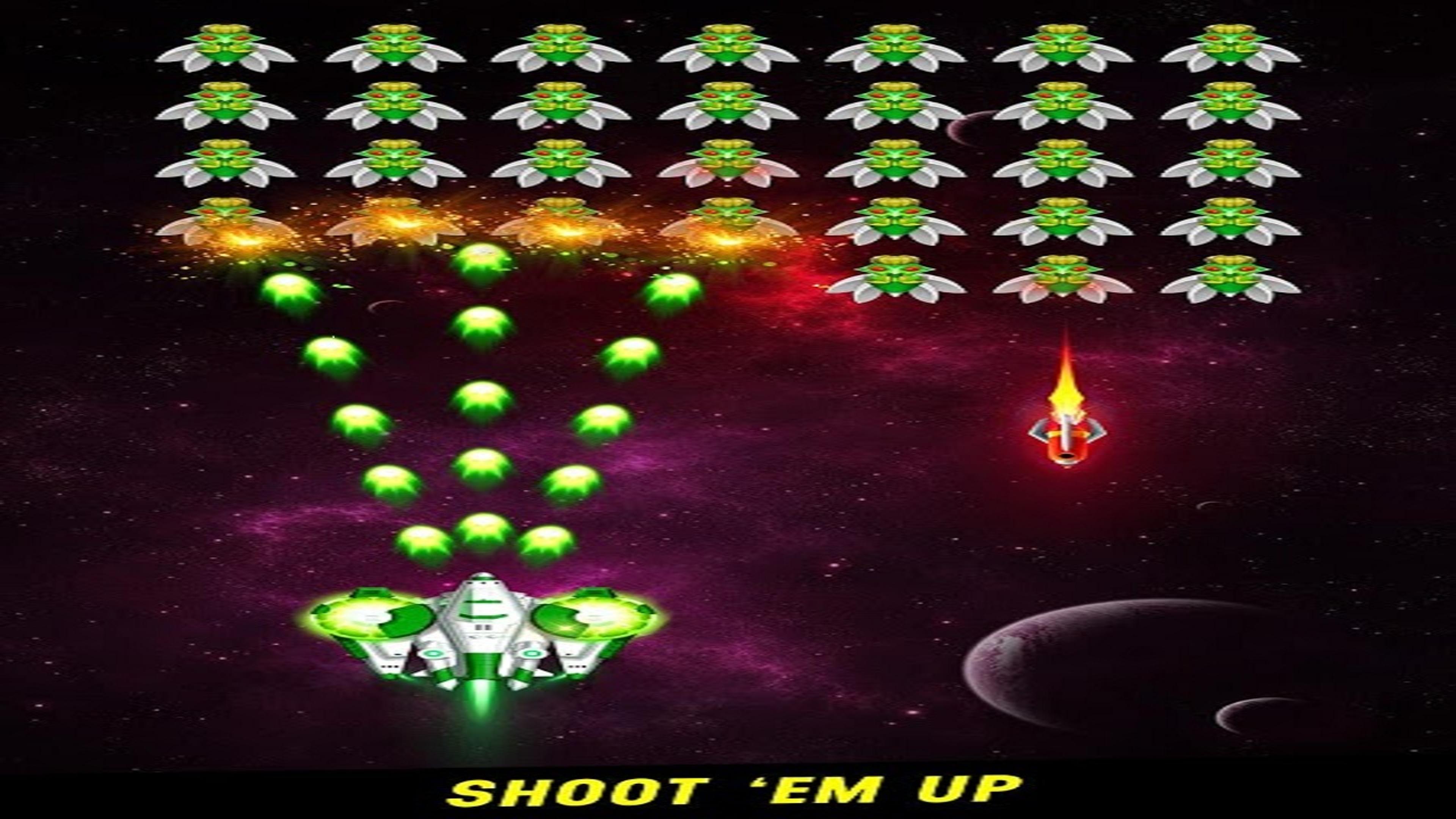 Space shooter Galaxy attack Galaxy shooter Logo