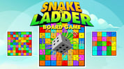Snake and Ladder Board Game Logo