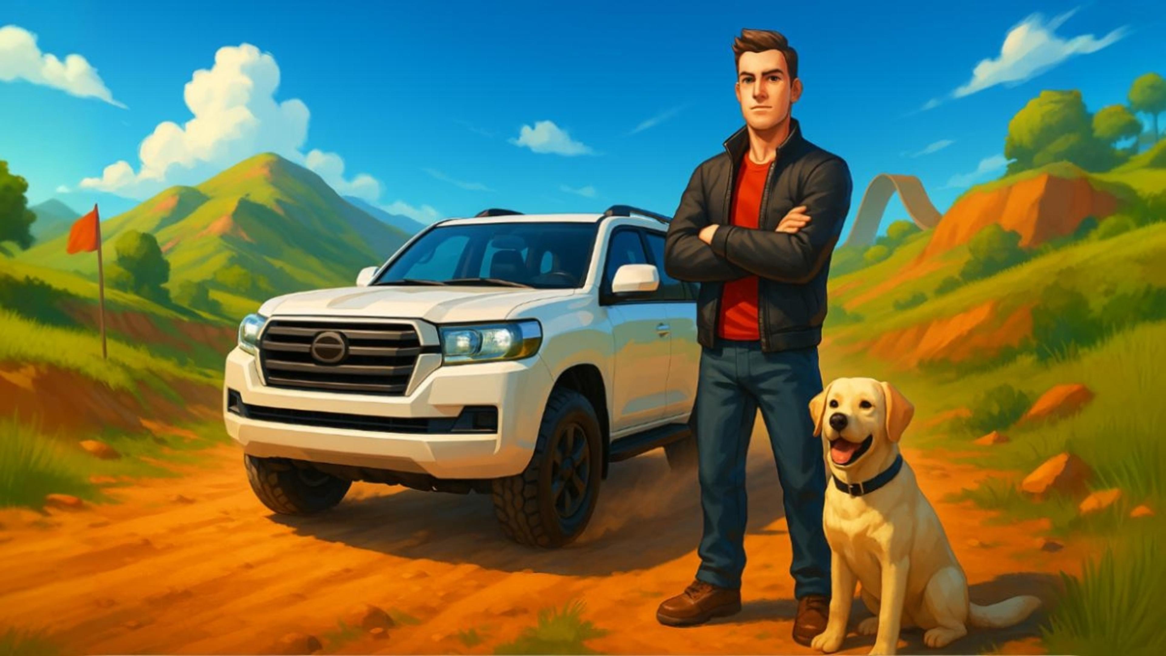 Land Cruiser Offroad Driver Logo