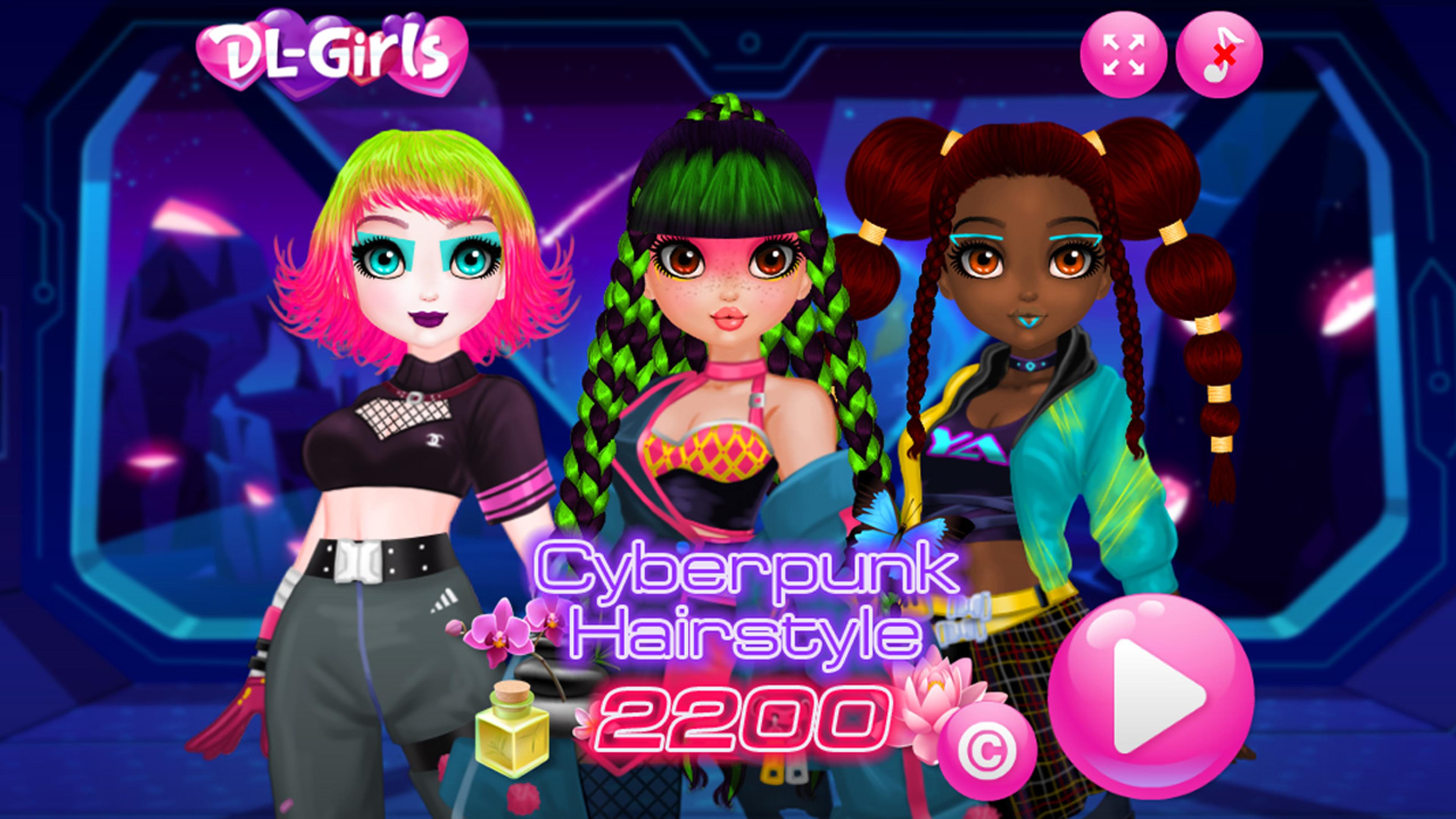 Cyberpunk Hairstyle 2200 Logo