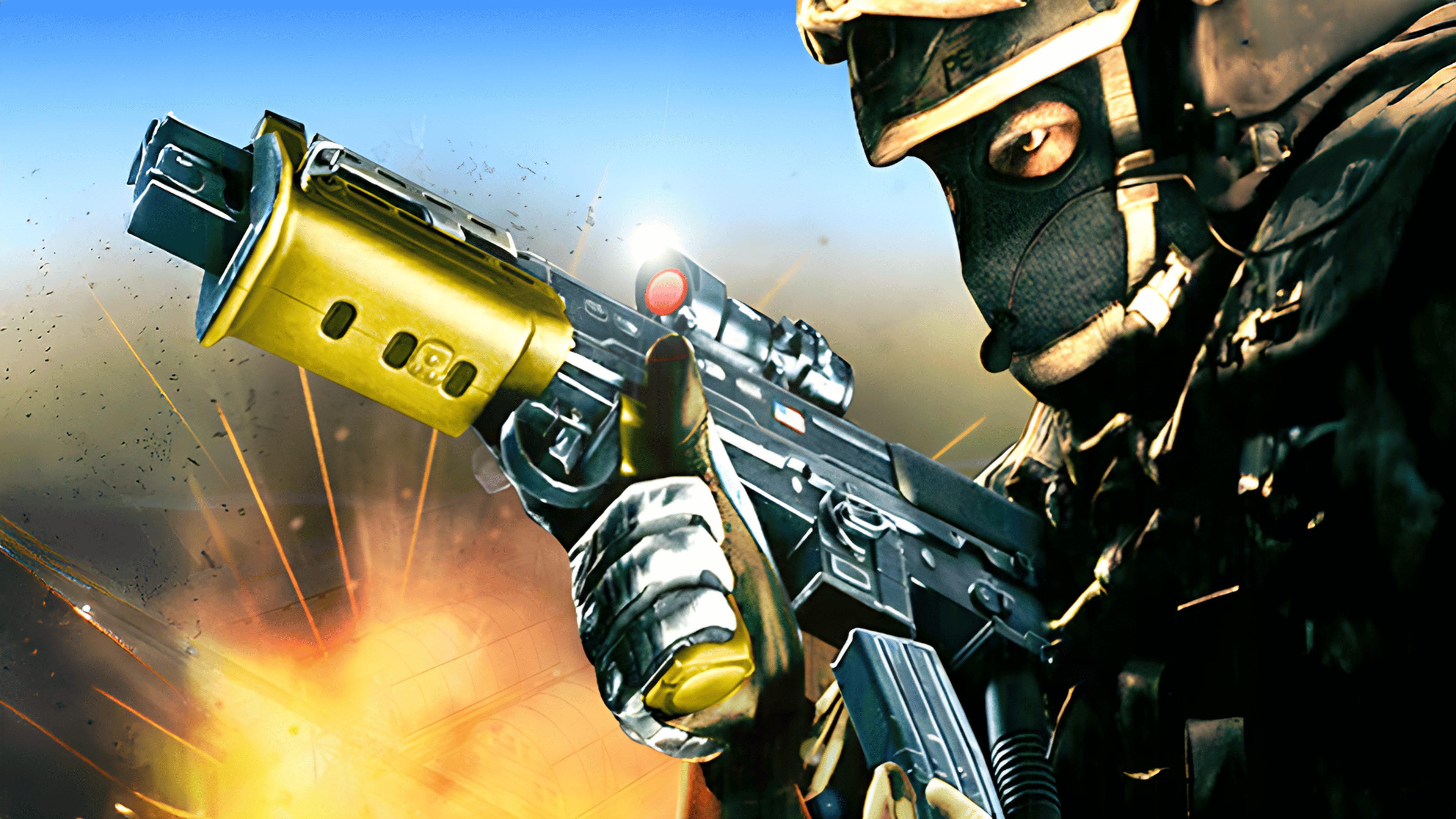 Frontline Commando Mission 3D Logo