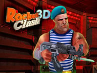 Rocket Clash 3D Logo