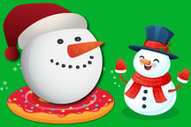 Flappy Snowball Xmas Logo