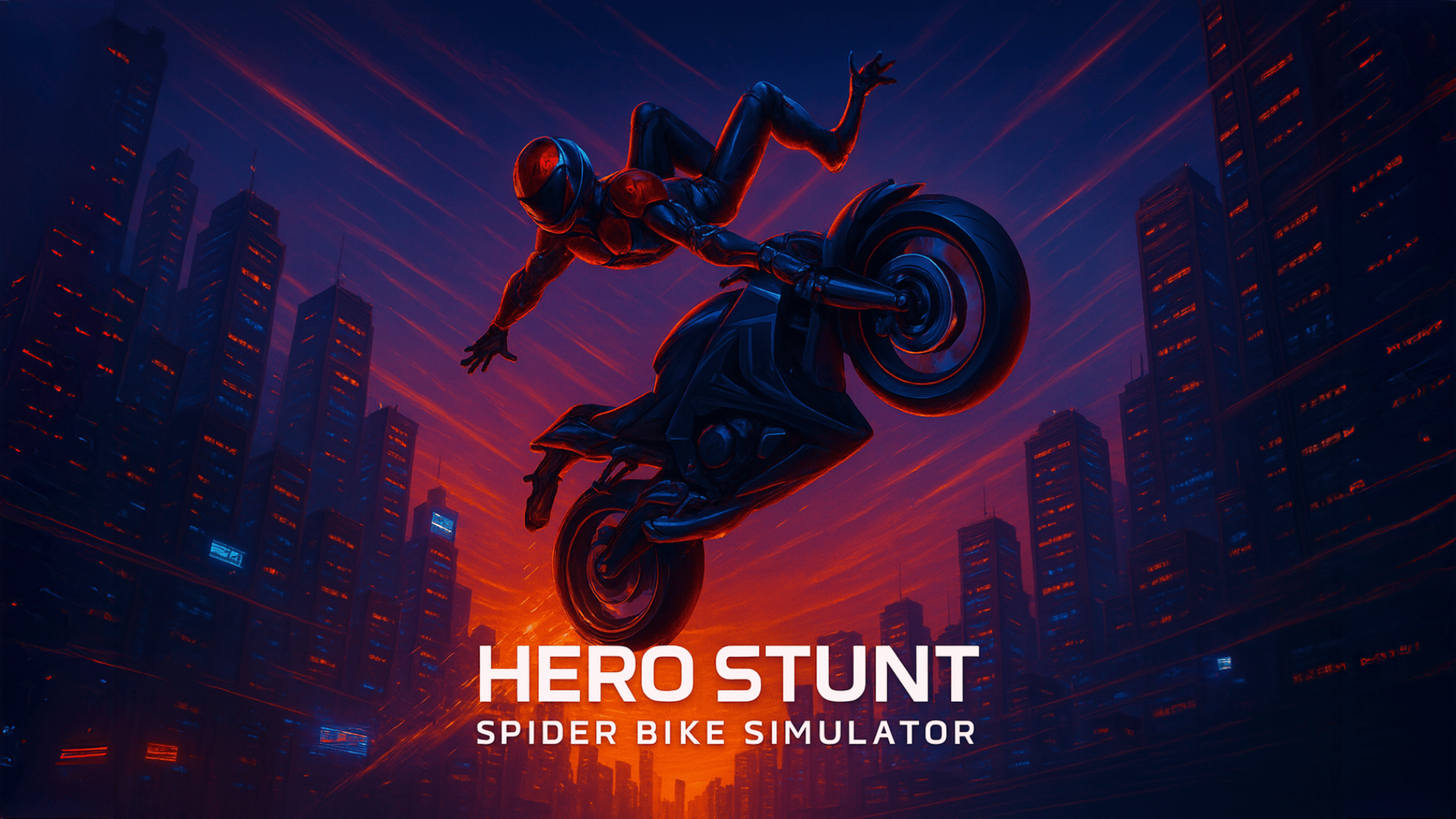 Hero Stunt Spider Bike Simulator Logo