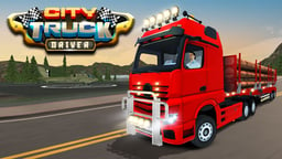 City Truck Driver Logo