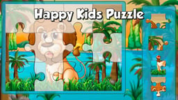 Happy Kids Jigsaw Puzzle Logo