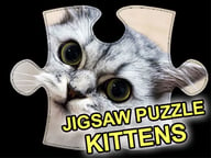 Jigsaw Puzzle Kittens Logo