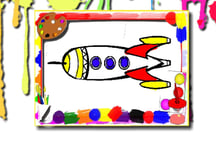 Rockets Coloring Book Logo