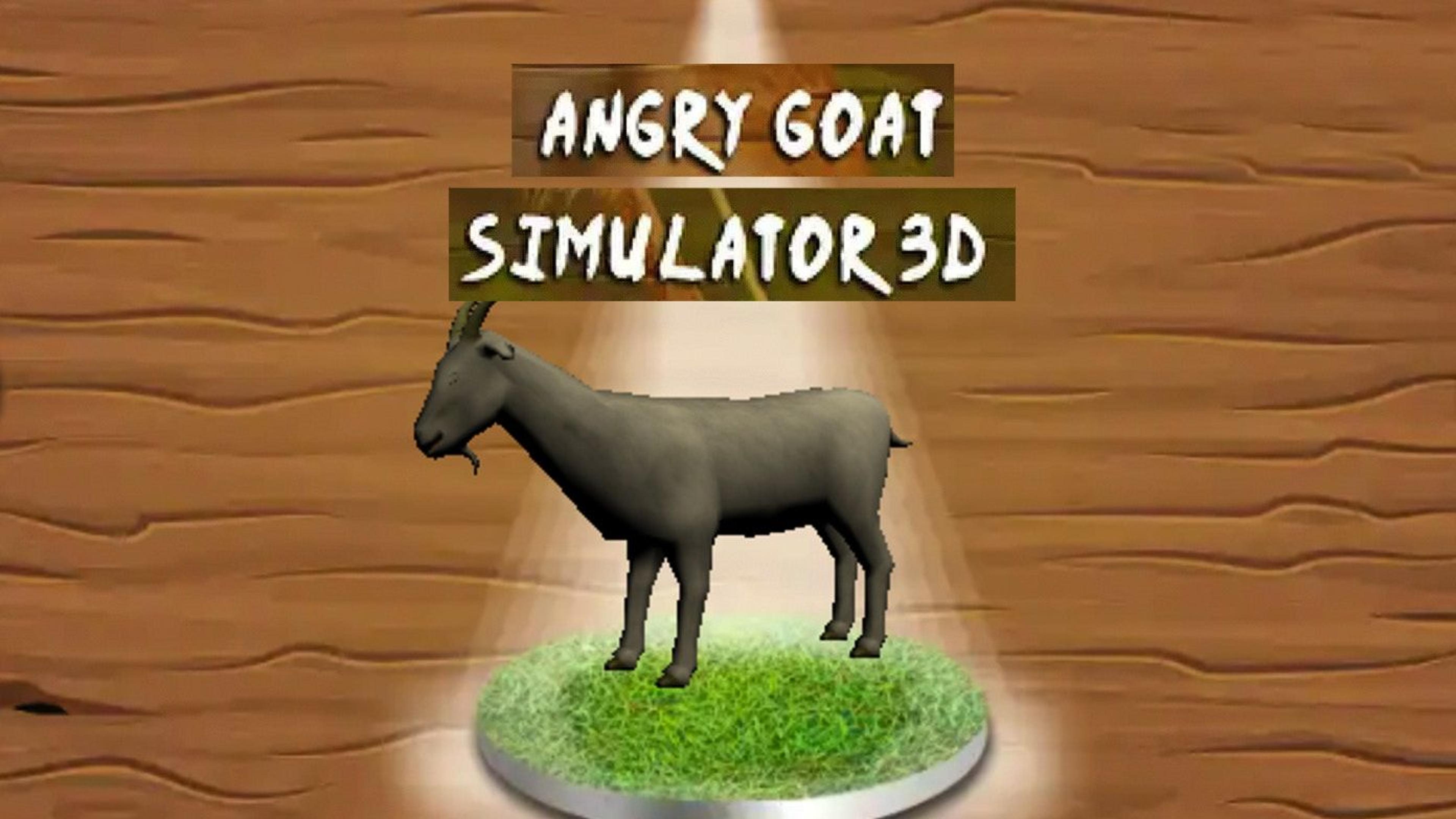 Angry Goat Simulator 3D Logo