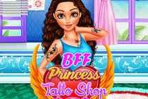 Bff Princess Tatoo Shop Logo