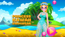 Princess Kawaii Swimwear Logo