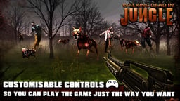 Walking dead in Jungle Game Logo