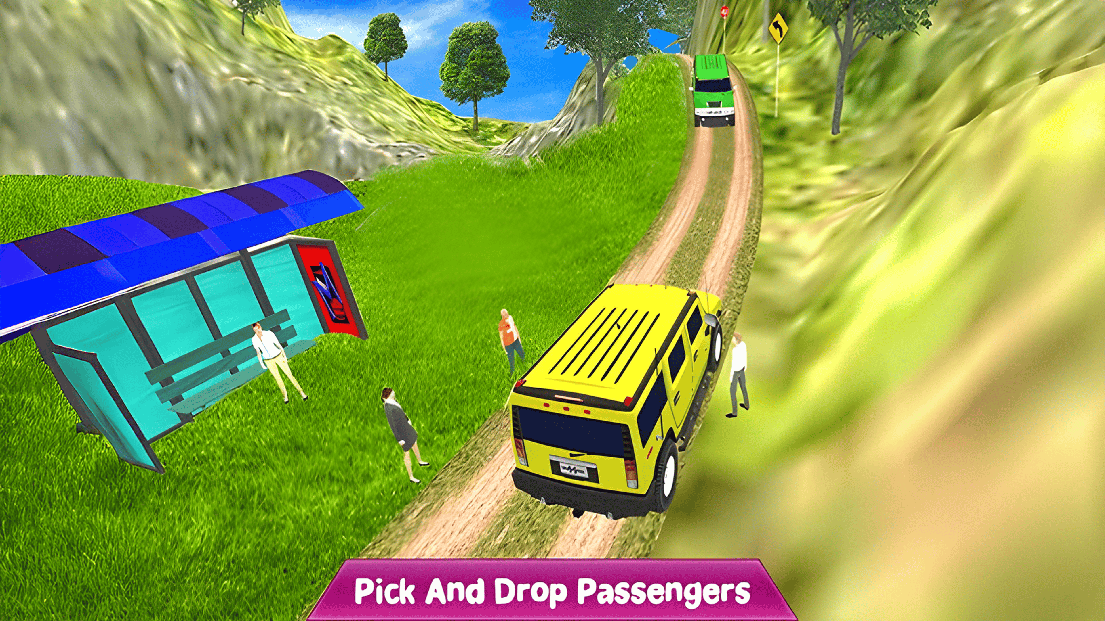 Crazy Taxi Jeep Drive Game Logo