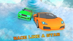 Water Slide Car Racing Sim Logo