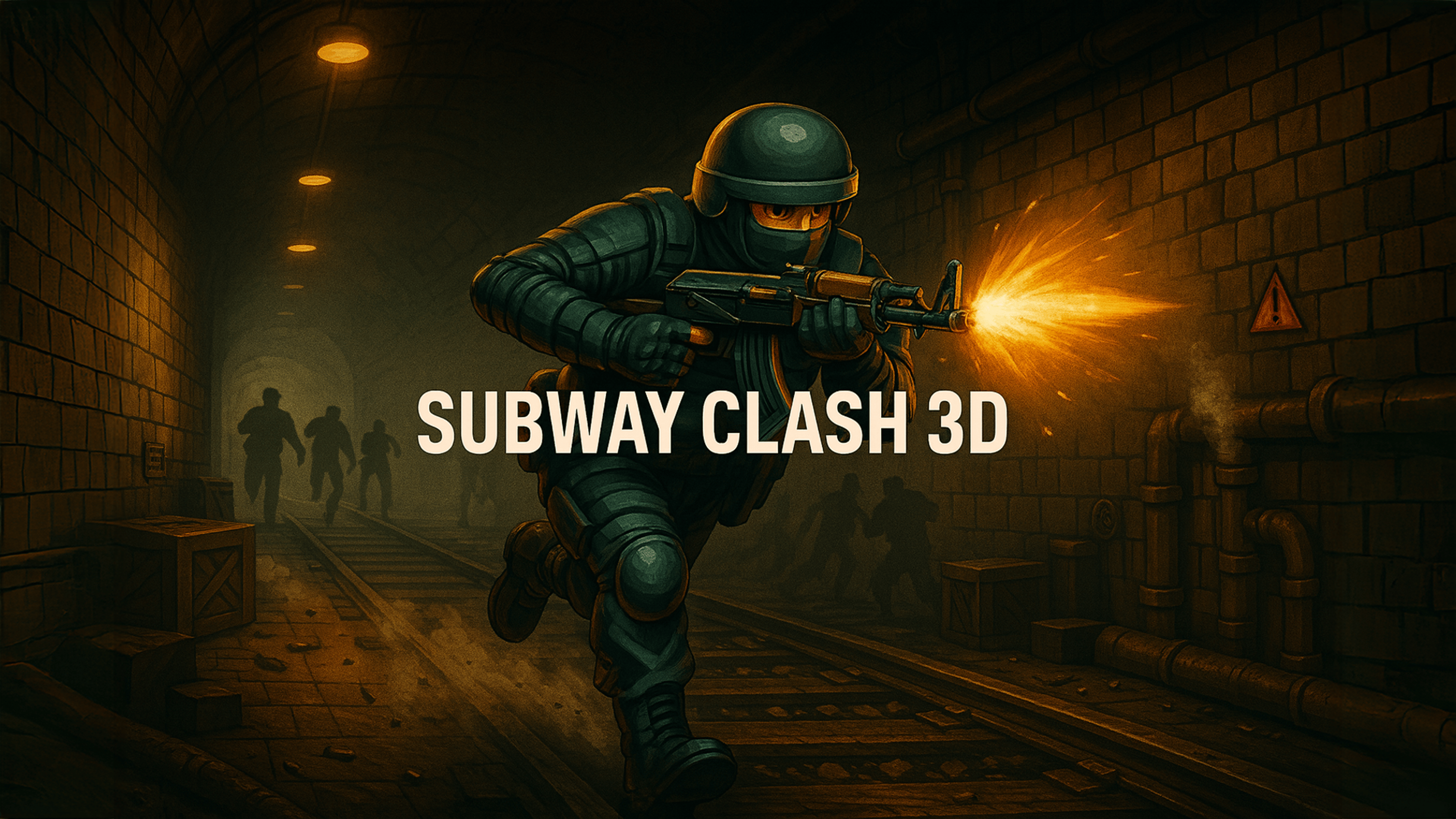 Subway Clash 3D Logo