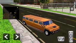 Big City Limo Car Driving 3D Logo