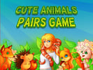 Cute Animals Pairs Game Logo