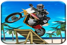 Beach Bike Stunts Game Logo