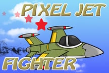 Pixel Jet Fighter Logo