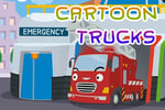 Cartoon Trucks Jigsaw Logo