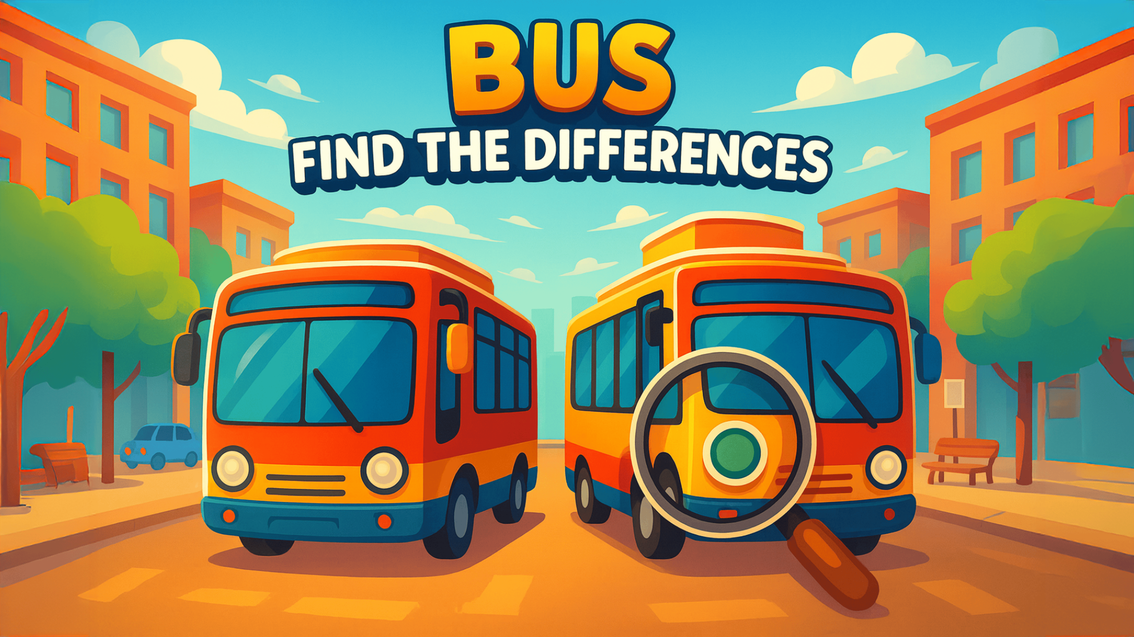 Bus Find the Differences Logo